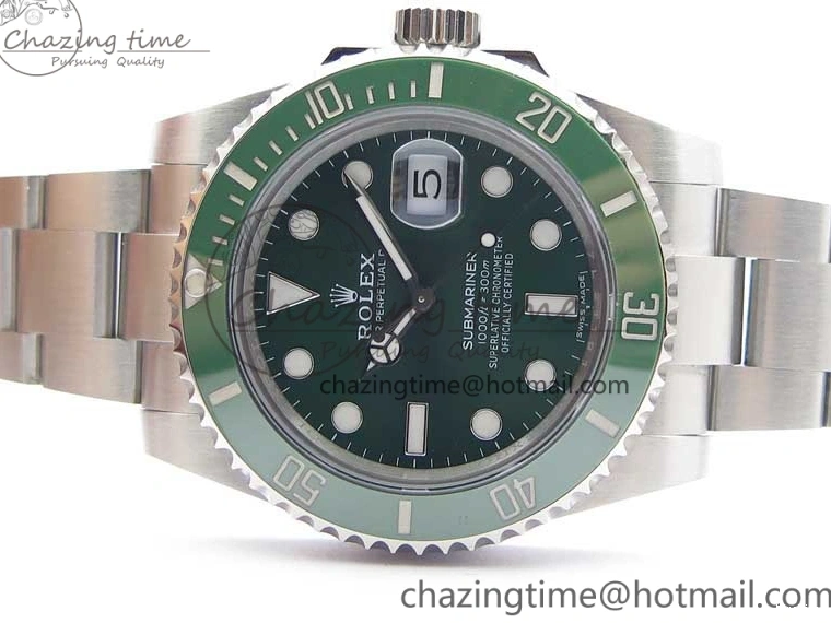 MiroTime 1228 Submariner 116610 LV Green Ceramic ZZF 904L 1:1 Best Edition on SS Bracelet SA3135 V SportInspired 3179